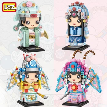 

New LOZ Chinese Tradition culture MINI Bricks figures Model Building Block educational collection DIY Toys for Children