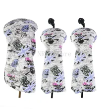 NRC Golf Headcover for Driver and Fairway Woods Driver Club Accessories PU Leather