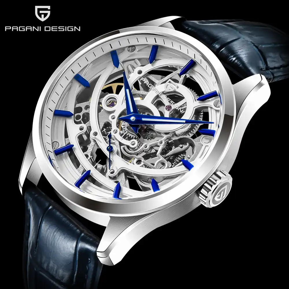 パガーニデザインブランドメンズ腕時計高級自動機械式 100 メートル防水腕時計スポーツ時計男性レロジオmasculino 機械式時計 Aliexpress
