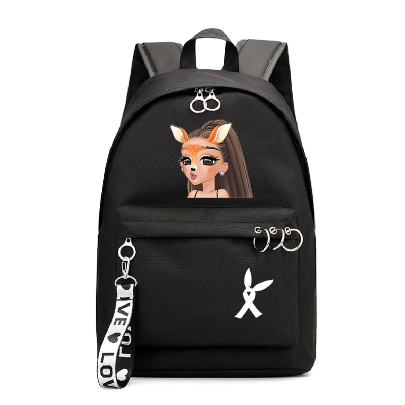 Ariana Grande сумки для колледжа и школы sac dos рюкзак для ноутбука вместительные рюкзаки дорожная сумка на плечо для девочки-подростка Bookbag - Цвет: backpacks 22