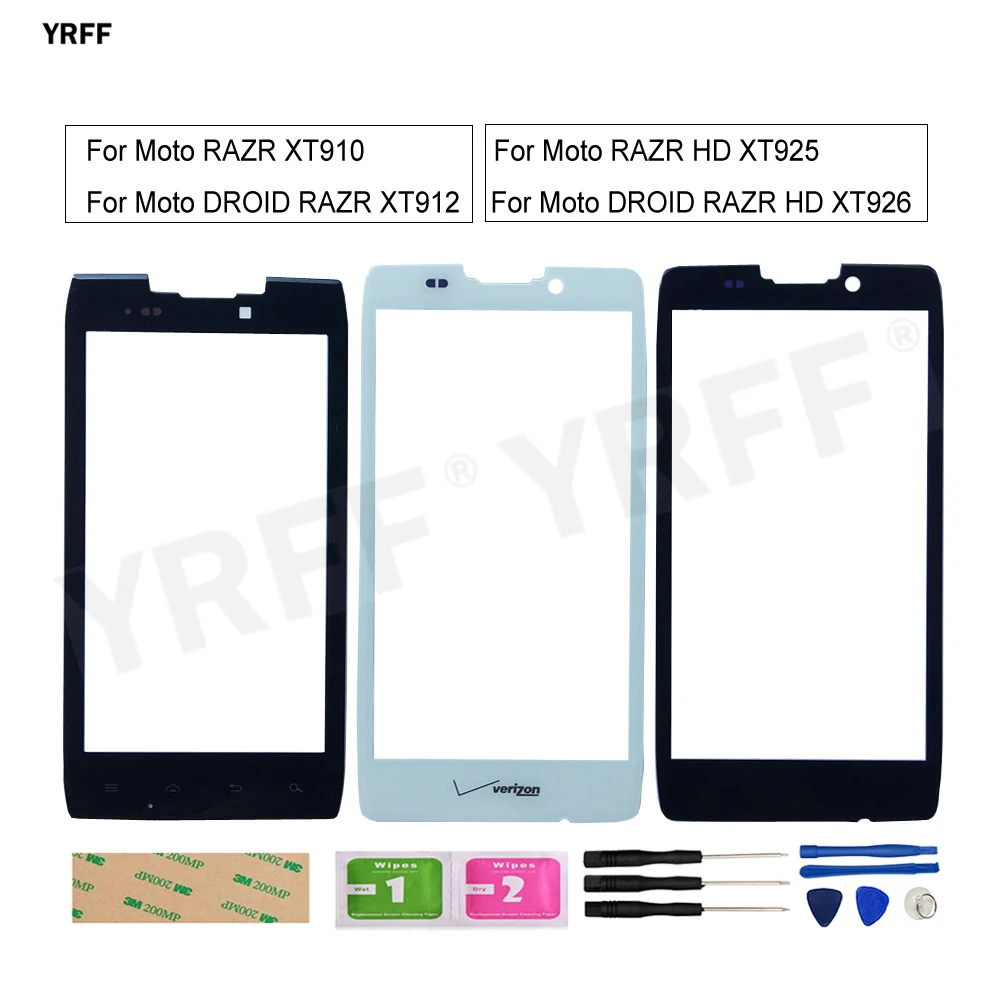 For Motorola DROID RAZR XT910 XT912 Front Outer Glass Touch Panel Moto HD XT926 XT925 (No Screen) | Мобильные телефоны и