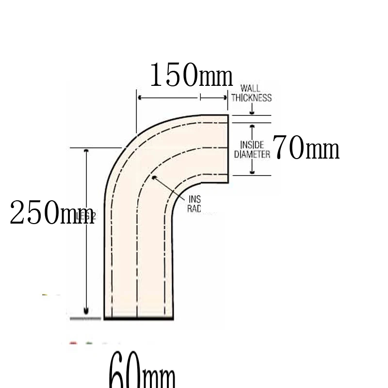 custom hose id60/70mm 90 bend | Автомобили и мотоциклы