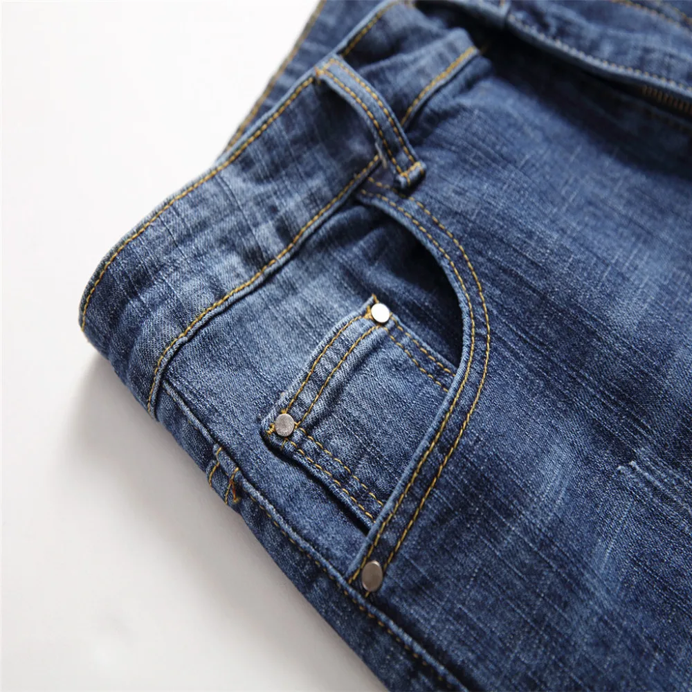 Модные Для Мужчин's Повседневное личность Slim Fit джинсы брюки#3L30