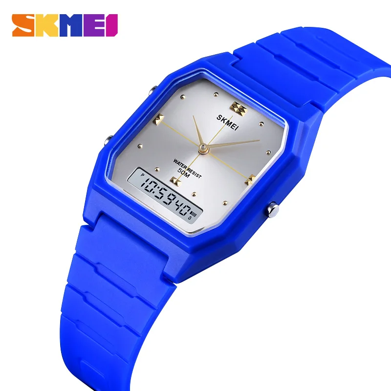 SKMEI Women Sports Watches Casual LED Waterproof Multifunction Digital Quartz Watch For Men