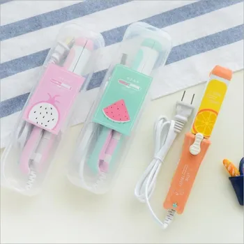 

Mini Hair Curler Portable Hair Curling Irons Travel Small Curlers Cute Hair Curling Iron Lady Small Cartoon Hair Styling Tools