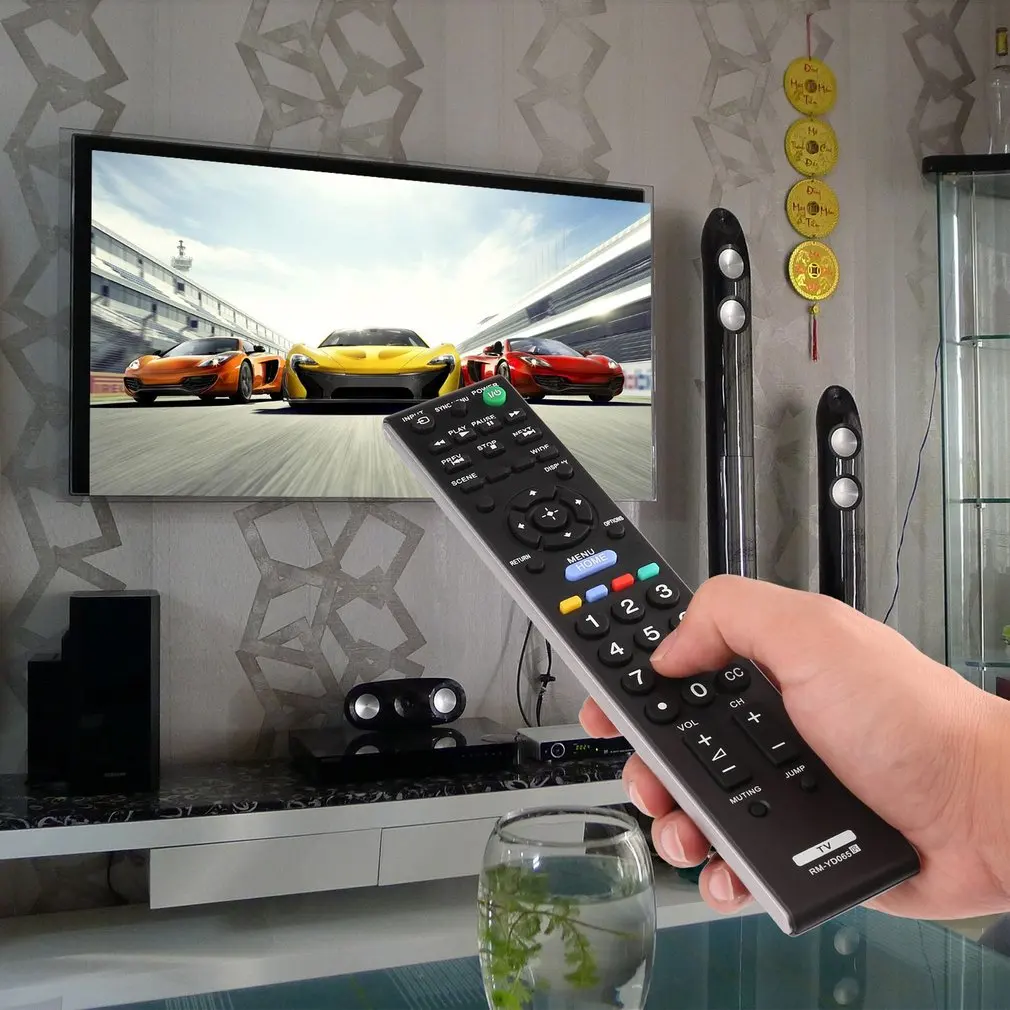ТВ дистанционного Управление для sony «умный» телевизор LCD RM-YD065 телевизионного пульта дистанционного Управление; Идеальная замена для sony наиболее ТВ модели