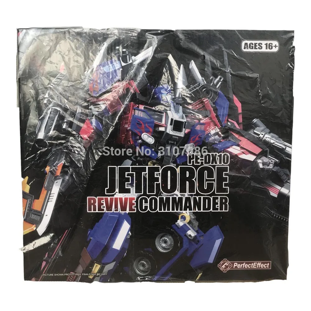 

PerfectEffect Transformation PE DX10 Jetpower Revive Prime OP Commander Action Figure Robot Toys
