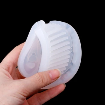 

4 Styles DIY Comb Mirror Resin Molds Kit Mirror Hair Comb Craft Silicone Molds