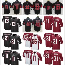 Мужские Аризона Ларри фитцджералд Патрик Питерсон Дэвид Джонсон Патрик Тиллман игра Цвет пик футбольные майки