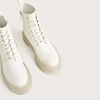 2022 PVC tacón transparente botines de mujer de encaje blanco plataforma botas de mujer otoño INS caliente las mujeres grueso botas de motocicleta ► Foto 3/6