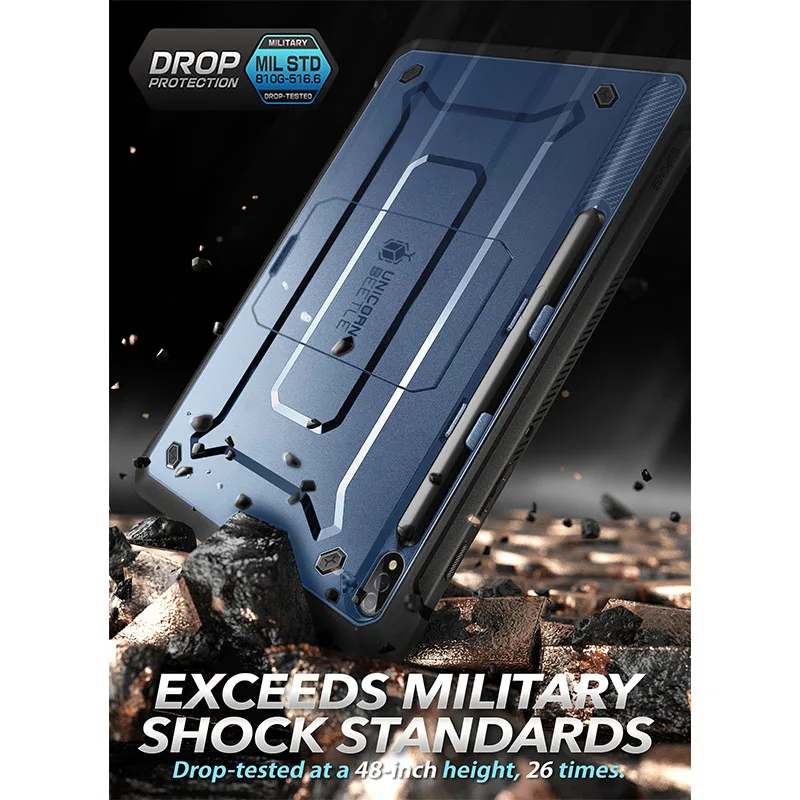 Supcase-ub Pro Case Resistente de Corpo Inteiro com Protetor de Tela Embutido Case Samsung Galaxy Tab s7 fe 124 Polegadas 2023 - Imagem 5