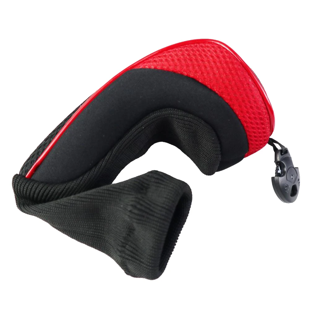 

Golf Club Head Covers Woods Headcovers Men Women Long Neck Sleeve with Interchangeable Number Tag - Universal Fit