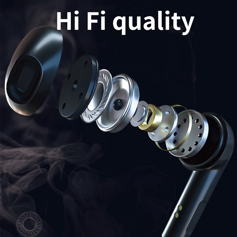 New LED Display TWS Wireless Headphones Bluetooth V5 1 Earphones Earbuds HIFI Stereo Sound Waterproof Touch Control Headsets