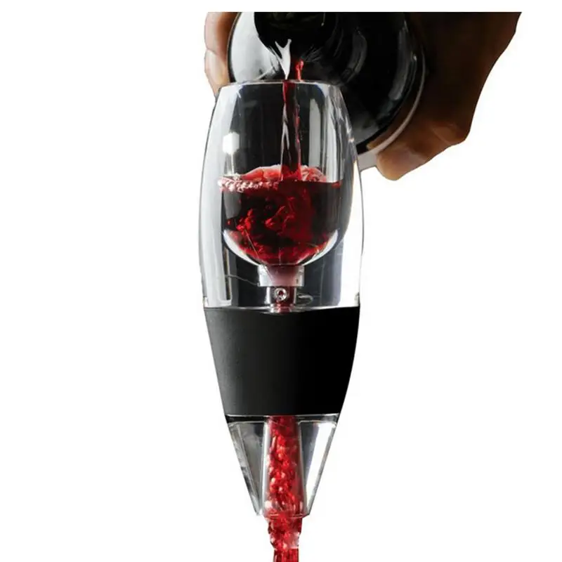 Red Wine Pourer Portable Wine Decanter Wine Aerator Pourer Implement Fast Wake-Up Vertical Sobering Set Red Wine Accessories