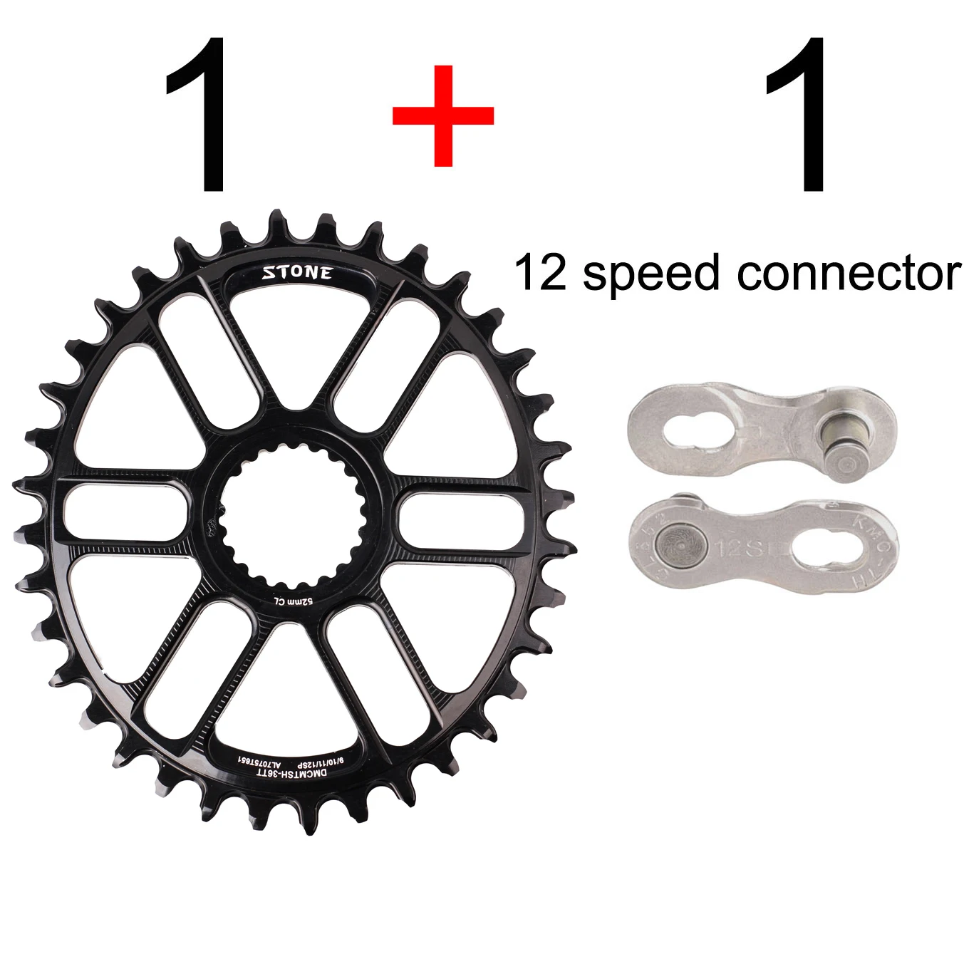 36T and12s connector Камень передняя Звездочка для детей возрастом от 12 s Shimano m9100 m8100 m7100 овальная 30T 32t 34 36 38T 12 Скоростей прямое Крепление звездочка цепной передачи mt 900 9100 8100 7100 - Цвет: 36T and12s connector