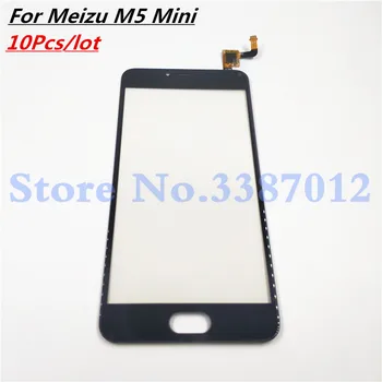 

10Pcs/lot 5.2'' Replacement High Quality For Meizu M5 / M5 Mini Touch Screen Digitizer Sensor Outer Glass Lens Panel