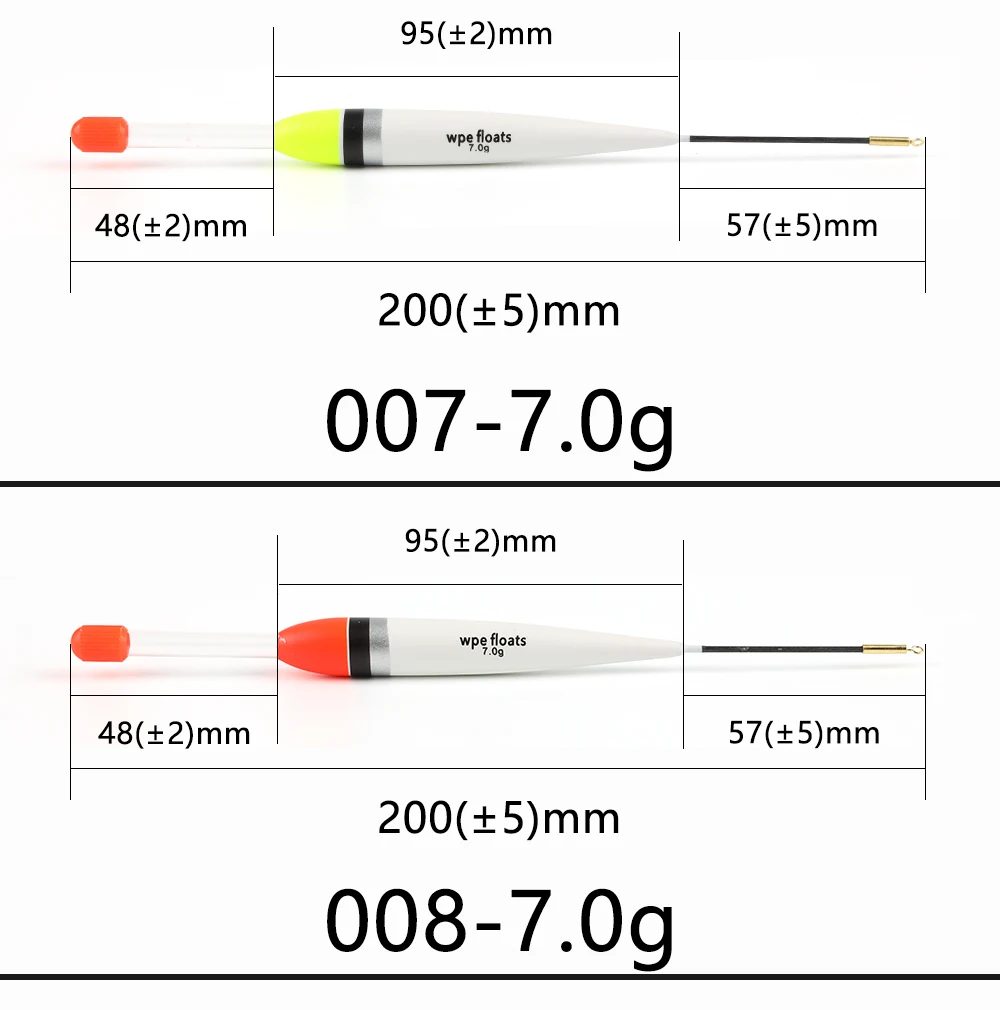 W.P.E 3 шт./упак. Fishng поплавок 3g/3,5g/4g/7g поплавок Баргузинский пихты 18-21 см для рыбалки на карпа, вертикальная буй поплавок, рыболовные снасти Pesca