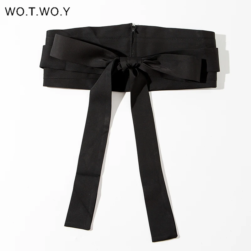 WOTWOY Double-Breasted Belted Houndstooth Trench Coats Women Elegant Autumn Winter Long Coat Women Sashes Outwear Windbreaker