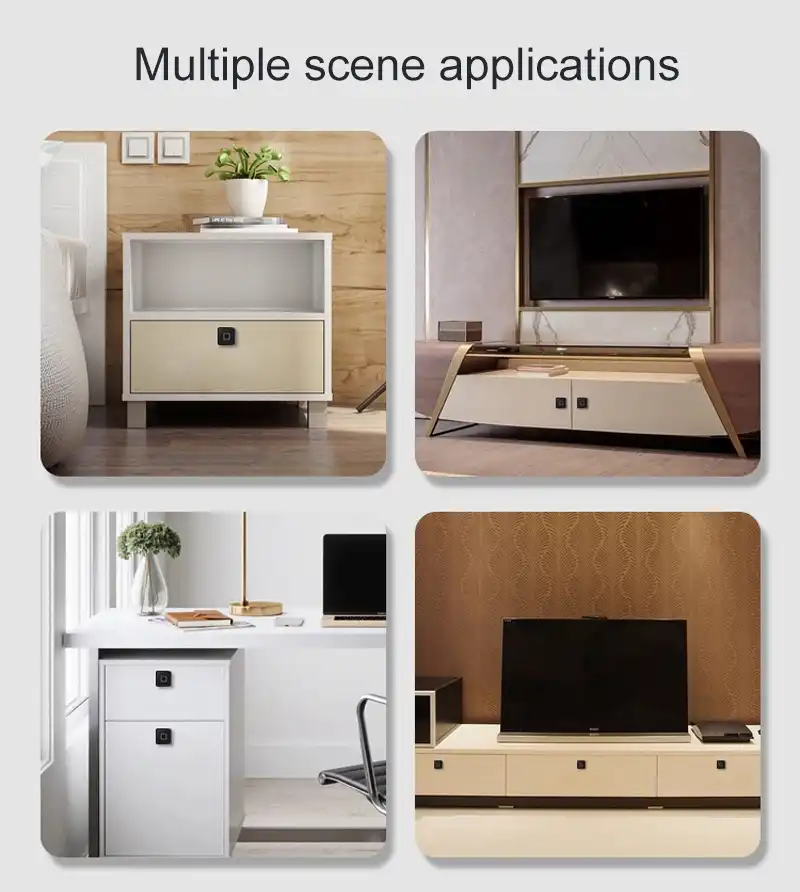 T4 Smart Fingerprint Lock Drawer Lock Furniture File Cabinet Shoe Cabinet Letter Box Fingerprint Drawer Lock Electric Lock Aliexpress