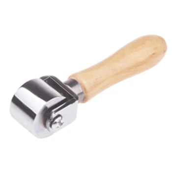 

Leather Binder Tool Iron Hand Push Roller Edger Trimming Compactor DIY Crafts Small Rollers Wheel Accessories