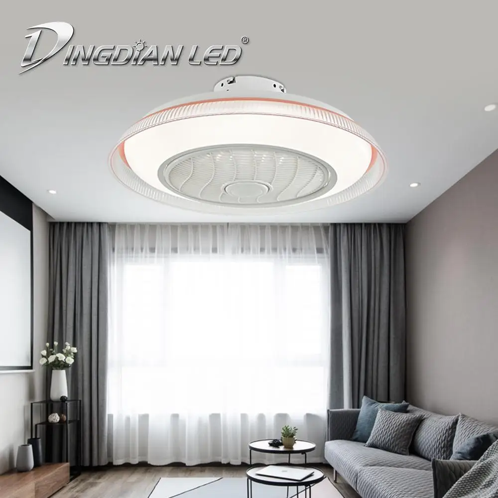 

DINGDIAN LED C011 80W AC220V Mordern Ceiling Fan Light Three Speed Fan Indoor Lighting Fan With Remote Control Dimmable Bedroom