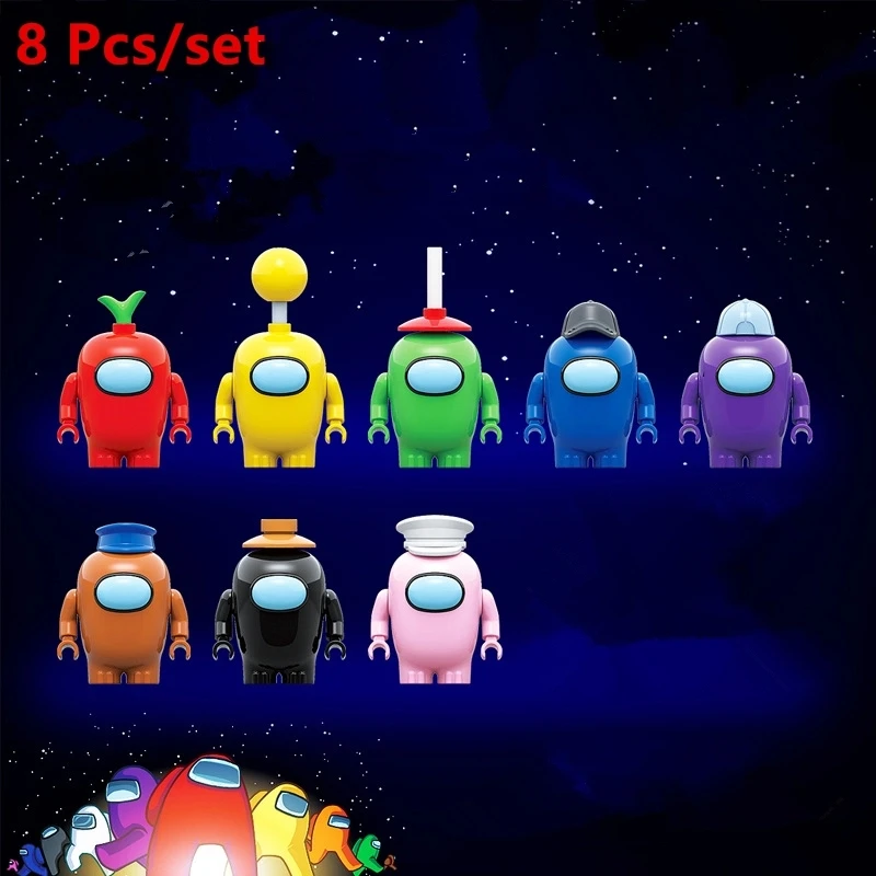 Details About 8pcs Sets Game Series Among Us Space Alien Figures Model Building Blocks Bricks Toys Hobbies Action Figures Suvidhadiagnosticcentre Com