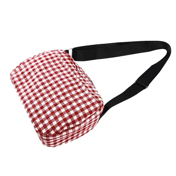 

Vintage Retro Bags Designer Ladies Hand Bags Plaid Red Bag Woman Elegant Small Bolsa Feminina Shoulder Bags