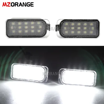 

2pcs White LED Number License Plate Lights For Ford Fiesta JA8 2008- For S-MAX 06- For Mondeo BA7 08~ License Plate Lamp