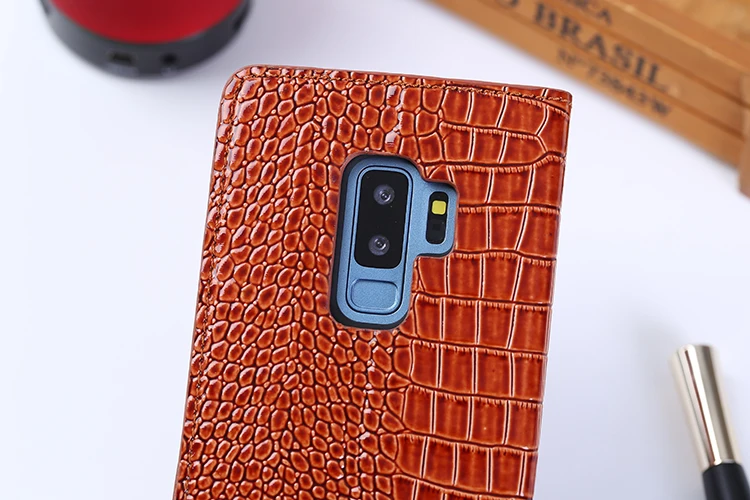 Флип Чехол Для samsung S6 S7 край S8 S9 S10 плюс A20 A30 A50 A70 Litchi текстура чехол для Note 8, 9, 10, A5 A7 A8 J5 J7 чехол