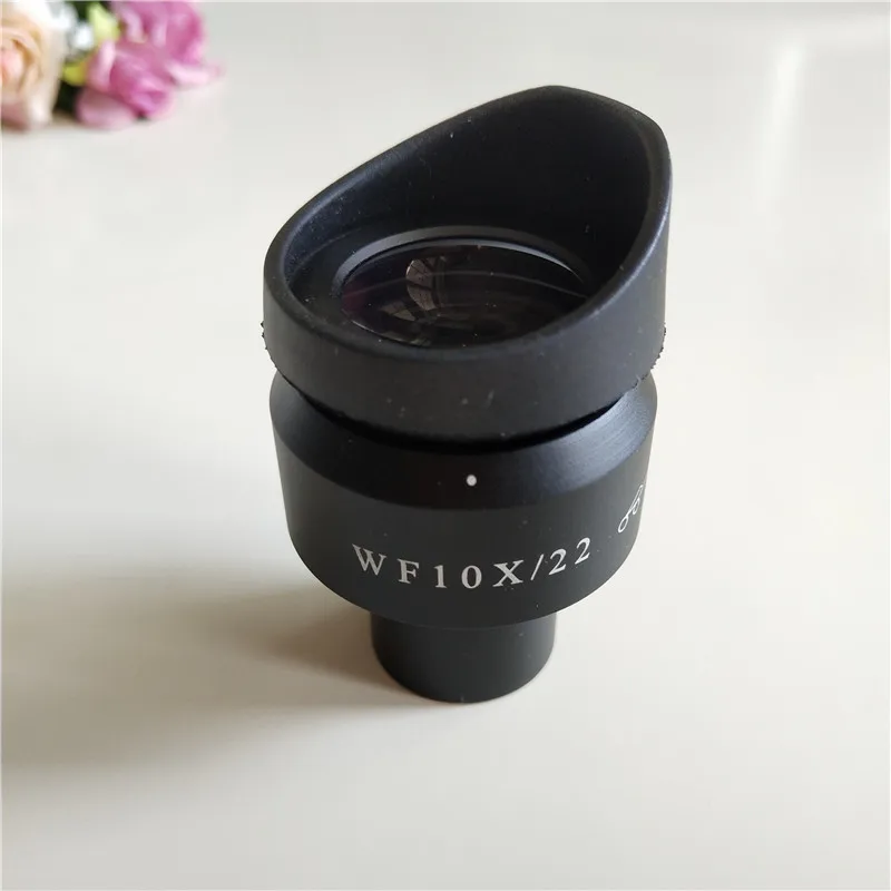 WF10X 22MM 23mm 24mm Adjustable High Eyepoint Wide Angle Biological Microscope Eyepiece Lens 23.2mm with Rubber Eye Guards Caps microscope eyepiece,stereoscopic microscope eyepiece
