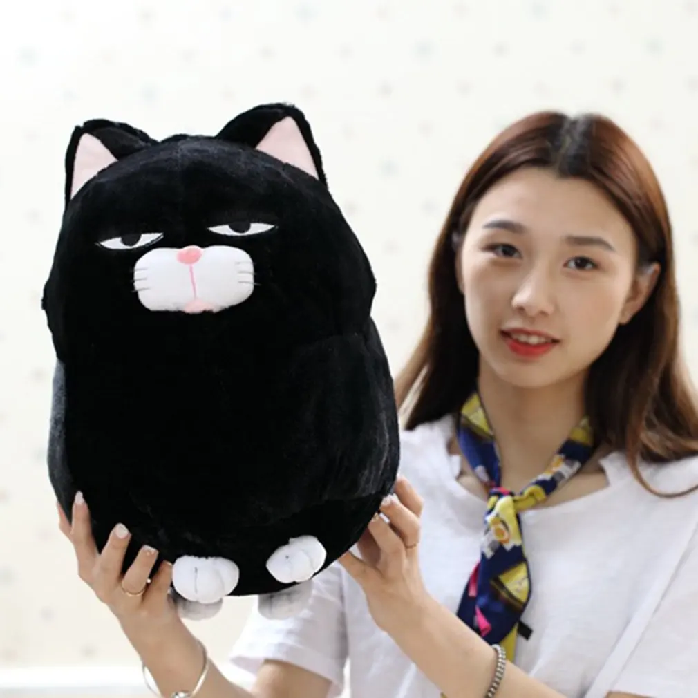 Stuffed Animal Toy Cotton Kids Beard Blessing Cat Figurine Elastic Bubble Cloth Fabric Child comfort doll Birthday Home Deco Toy