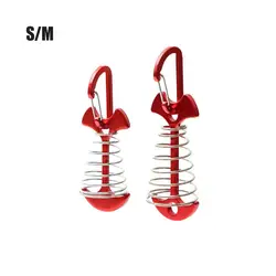 Spring Fixed Fish Bone Nail Tools Outdoor Tent Fixing Nails Camping Windproof Drawstring Buckle Camping Tool Accessories