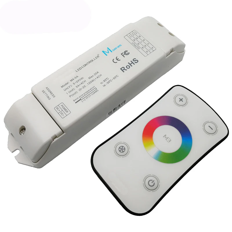 Новый светодиодный RGB полосы Управление RF Беспроводной дистанционного DC5V ~ 24V 6Ax3CH