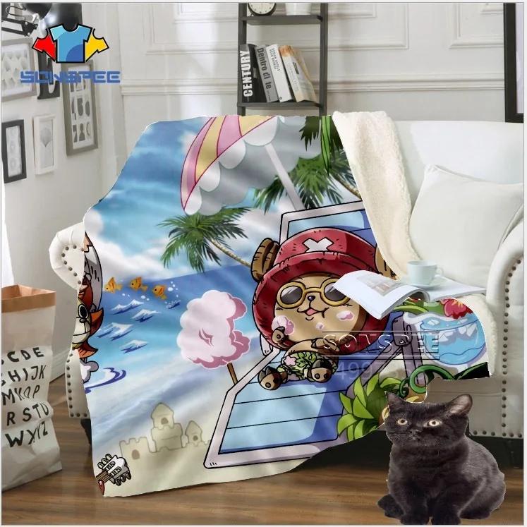 SONSPEE one piece Saab аниме Харадзюку для детей и взрослых 3D печатное одеяло теплое покрывало для дивана осеннее постельное белье для путешествий для отдыха K171