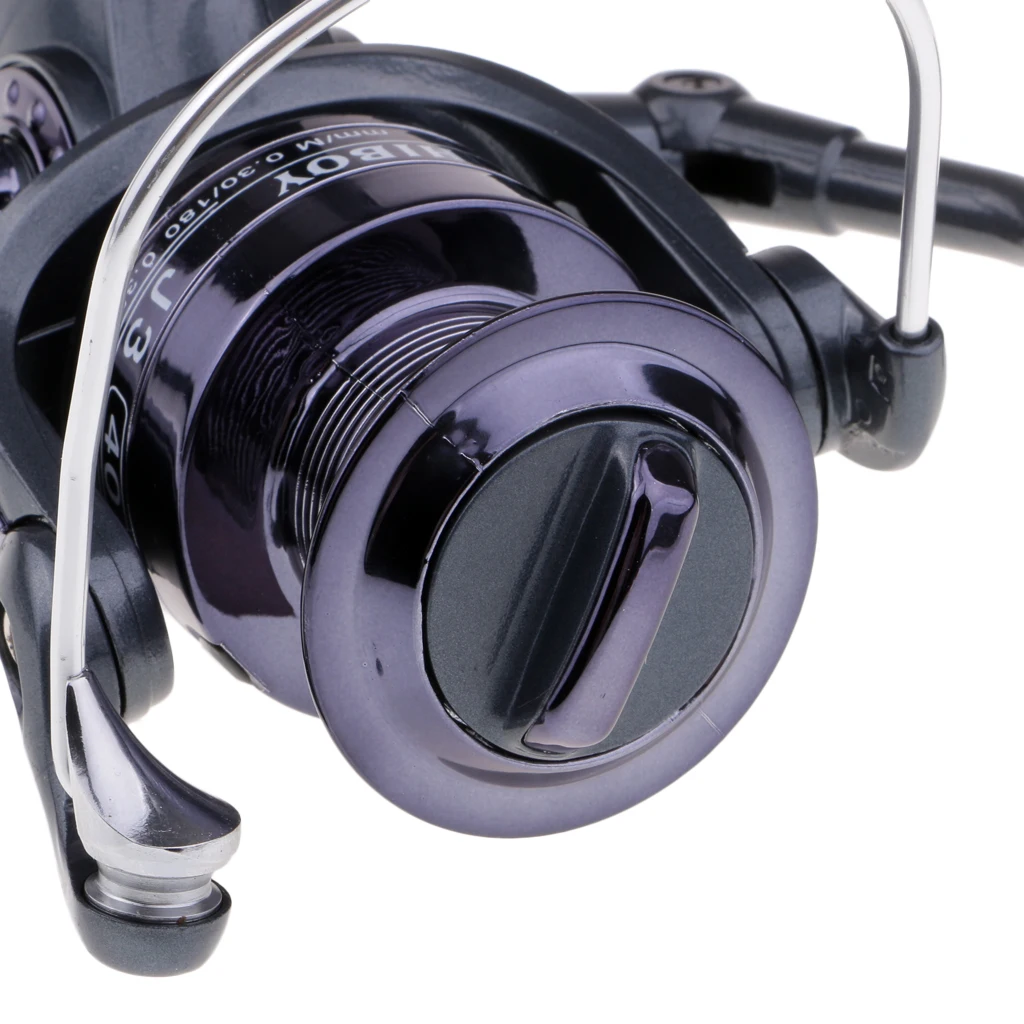 Carp Fishing Spinning Reel with Front and Rear Double Drag Brake System 3BB Left Right Interchangeable for Saltwater Freshwater