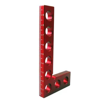 

Positioning Woodworking Fixture Aluminium Alloy 90 Degree Precise Clamping Square Right Angle Clamps Corner Positioning Ruler