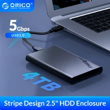 ORICO HDD Enclosure SATA to USB 3.0 HDD Case 5 Gbps 4TB External Hard Drive Enclosure Compatible with 2.5 Inch 7~9.5mm HDD SSD