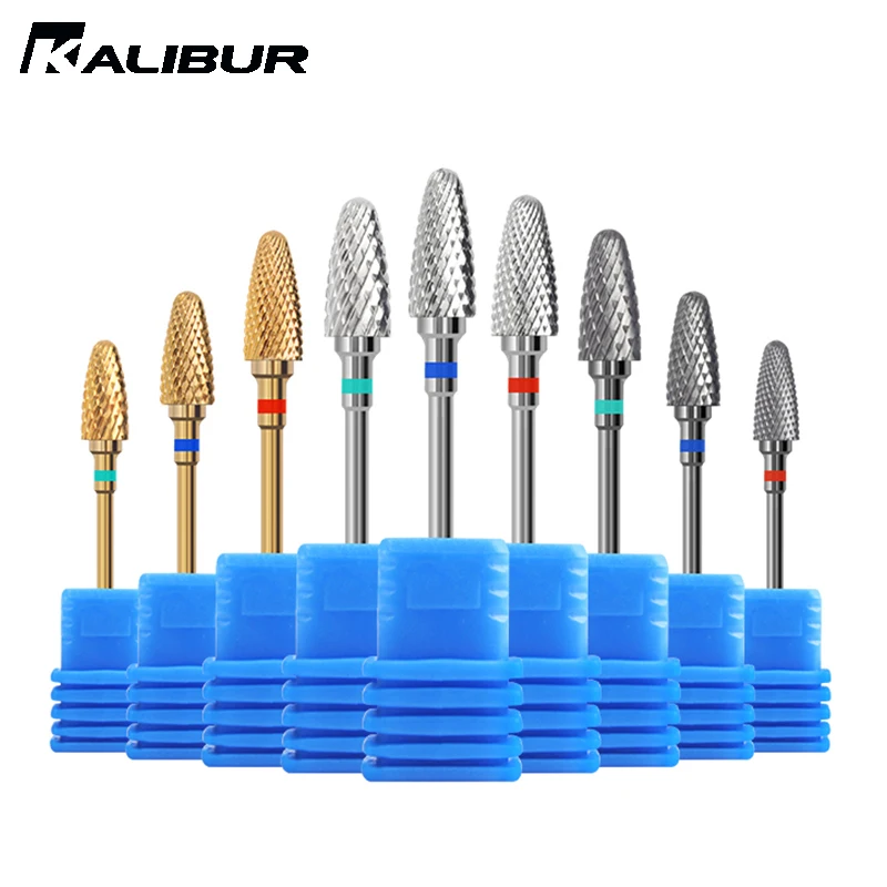 KALIBUR для ногтей из вольфрамовой стали, сверло для ногтей, сверло для ...