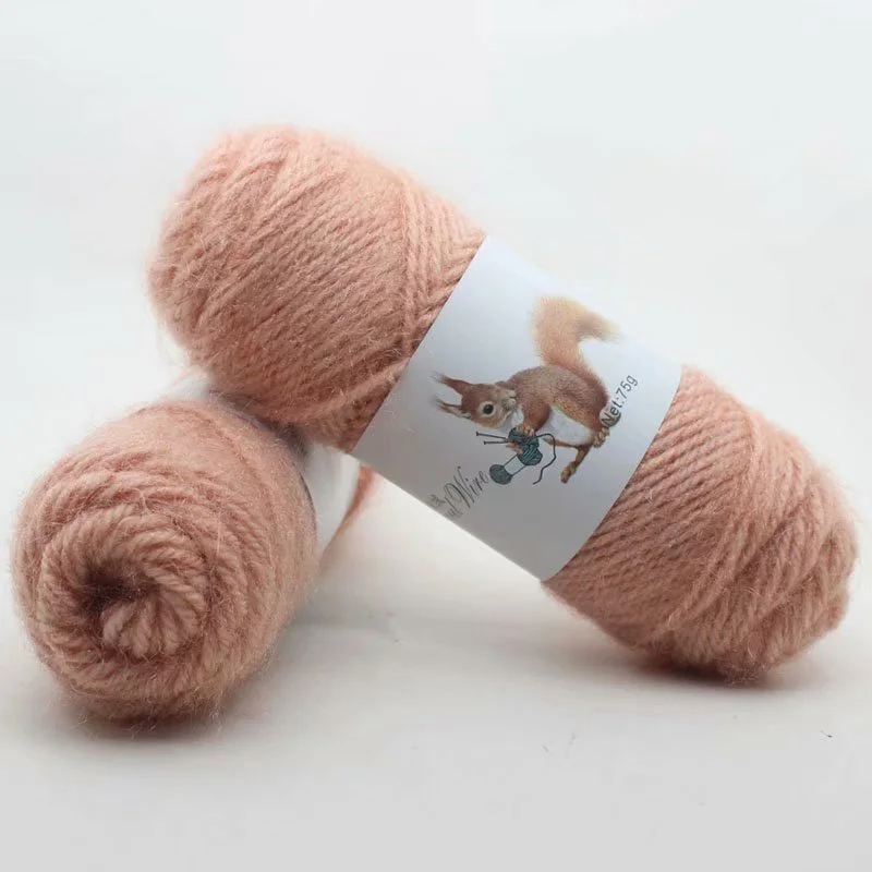 75 г/рулон вязальной пряжи молочный хлопок шерсть пряжа для вязания мягкая теплая Детская Пряжа для ручного вязания - Цвет: 9
