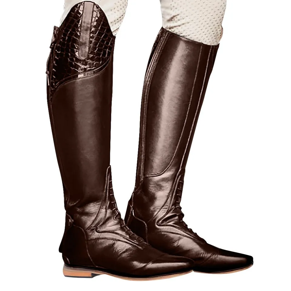 neutral knee high boots