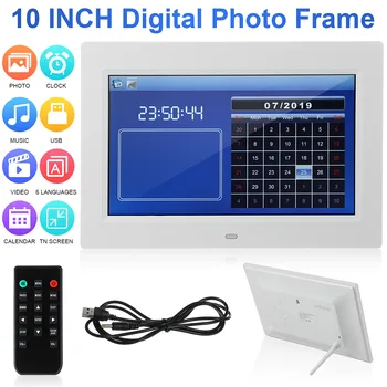 

HD 1080P 10 inch Digital Photo Frame Screen LED Backlight Digital Photo Frame Electronic Album Picture Music Movie Full Function