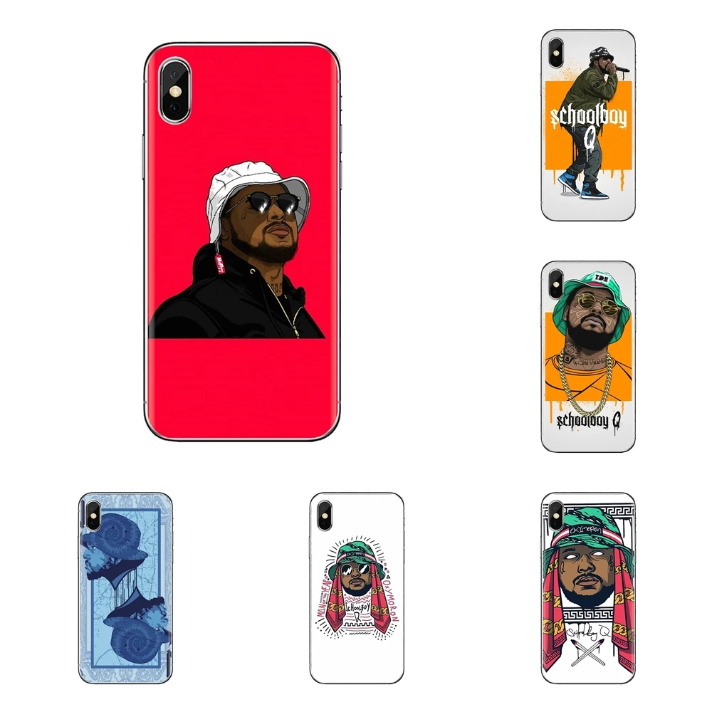 Хип-хоп школьник q для iPod Touch Apple iPhone 4 4s 5 5S SE 5C 6 6S 7 8 X XR XS Plus MAX прозрачный мягкий
