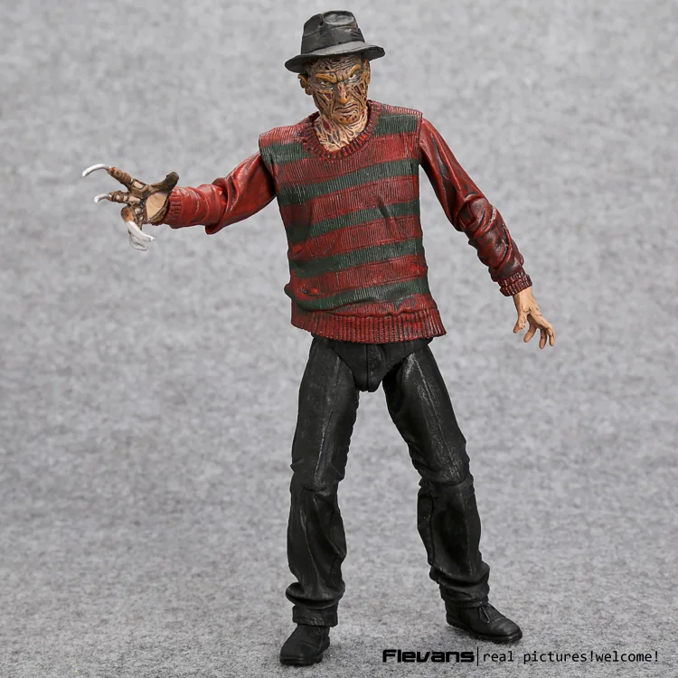 NECA Freddy Krueger 30th ПВХ экшн-фигурка коллекционная игрушка 7 дюймов 18 см | Игрушки и