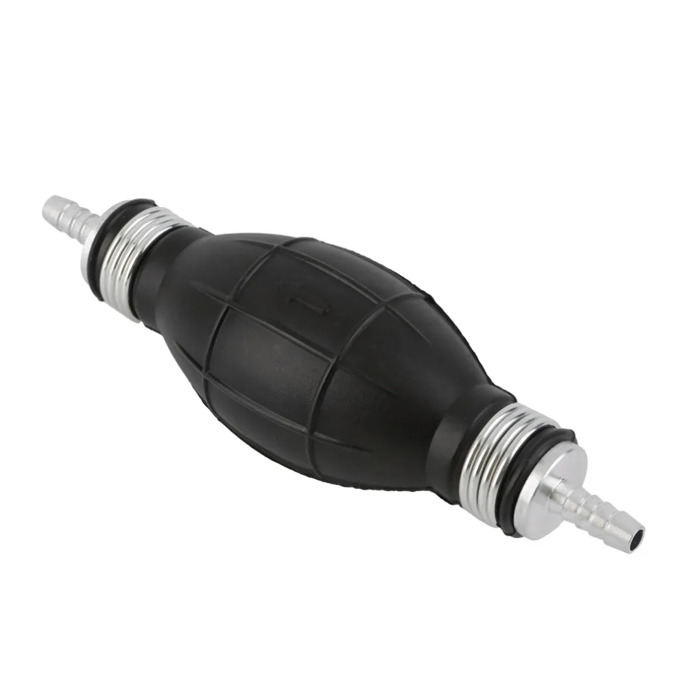 6MM Rubber And Aluminum Fuel Line Pump Primer Bulb Hand Primer Gas Petrol Pumps Generator Accessories
