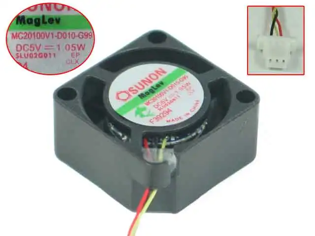 

SUNON MC20100V1-D010-G99 DC 5V 1,05 W 20x20x10mm вентилятор охлаждения сервера