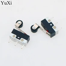 YuXi 1A 125VAC роликовый рычаг с петлей микро переключатели Sub миниатюрный микропереключатель SPDT с печатной платой Терминал 3 штифта KW10-Z4 переключатель