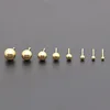 AsJerlya 2PC Surgical Steel Silver Color,Black,Gold,Rose Gold Color Ball Stud Earrings Punk Ear Tragus Ear Piercing Stud Earring 6