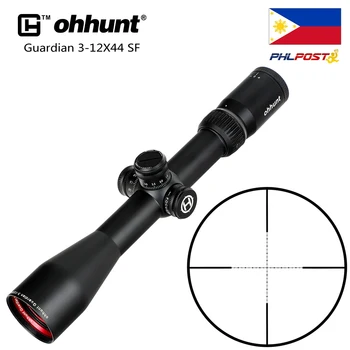 

Tactica ohhunt Guardian 3-12X44 SF Rifle Scope Side Parallax Turrets Lock Reset 1/2 Half Mil Dot Reticle Hunting Optical Sight