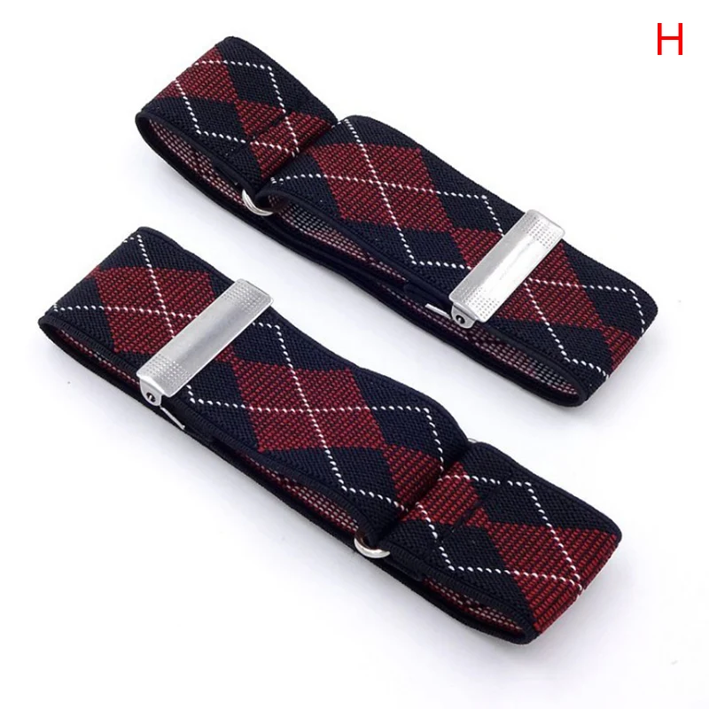 1 Pair Men Shirt Adjustable Armband Sleeve Garter Bartender Cuff Holder Fashion Arm Band Hold Up
