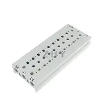 Прямоугольник алюминиевый блок коллектор Соленоидный клапан база 9 станций